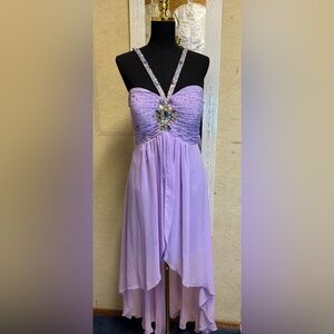 Elegant Lavender Maxi Dress